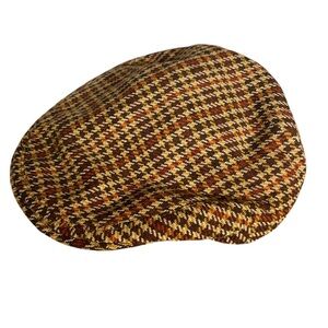 Jonathan Richard from Irish Tweed plaid vintage newsboy cap